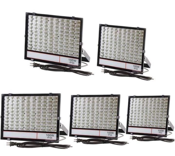 Amazon.co.jp: ?5台セット?100w10000lm☆超高輝度smd200個搭載?投光器